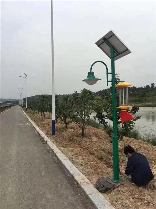 太阳能诱捕杀虫灯 骏臻市政 在线咨询 太阳能杀虫灯